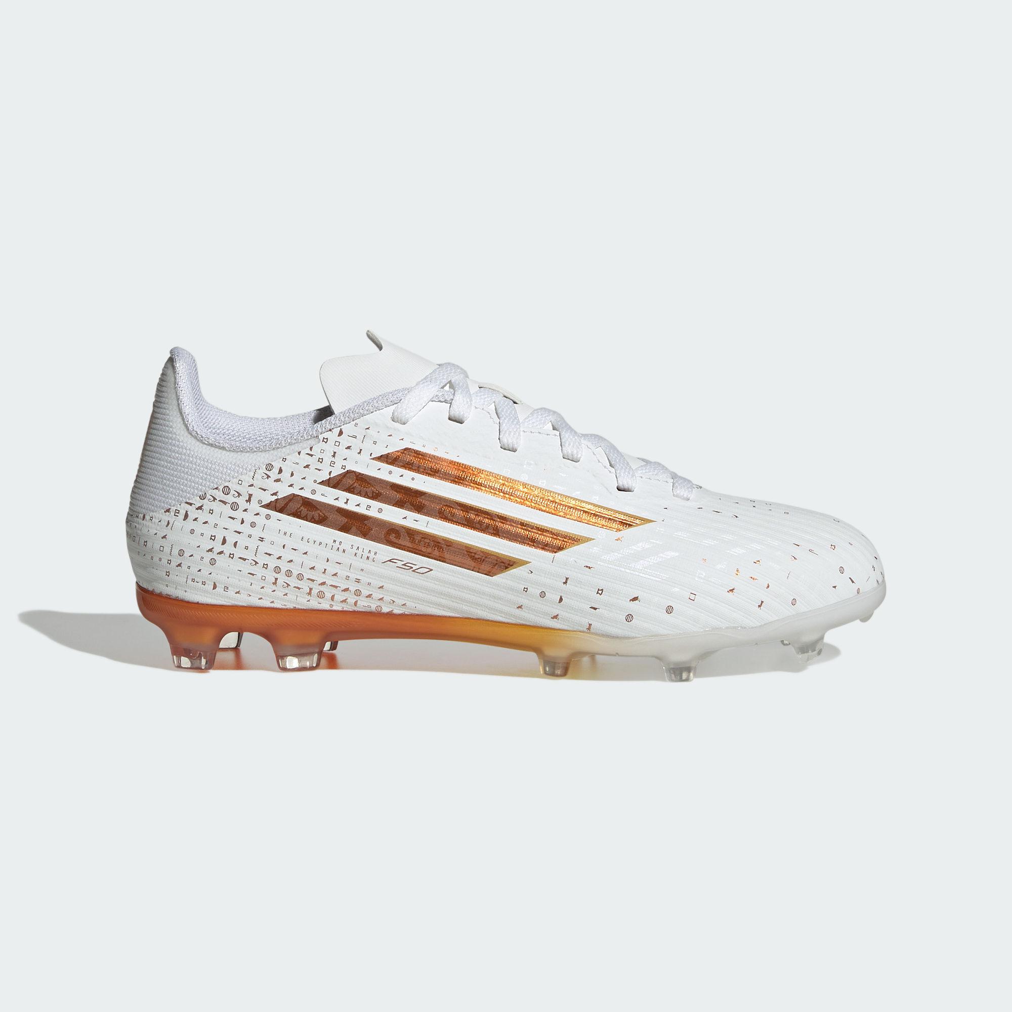 Adidas F50 League Low top Soccer Shoes White Kids  33