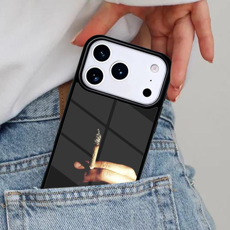 Smoking Cigar Phone Case for iPhone 17ProMax 12 13 14 15 16e 17 Pro Max Plus Air Cover
