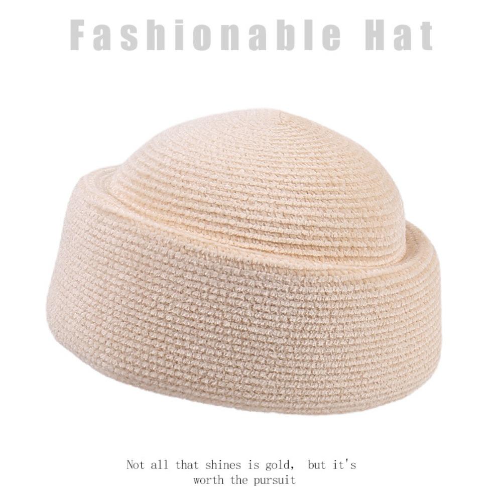 French Style Chenille Pillbox Hat Fedoras Fedora Hat Vintage Medicine Box Hat Wedding Party