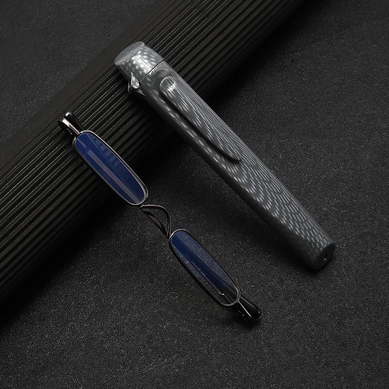 Ultralight Unisex Mini Pen Clip Anti-Blue Light Reading Glasses