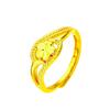 Little Sunflower Open Ring, Women's Niche Design Hollow Versatile Daily Wear Finger Ring Open Adjustable