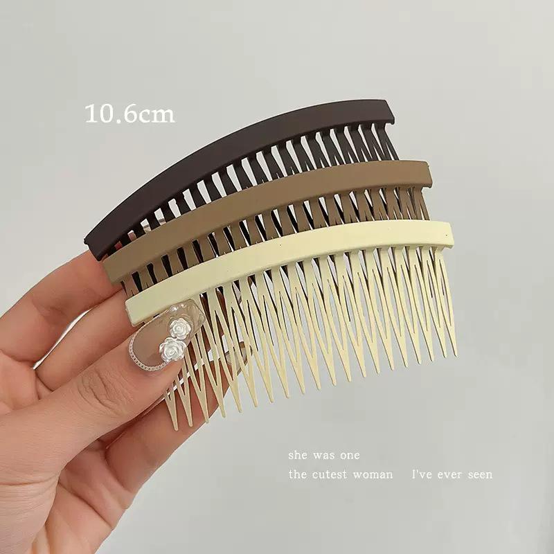 Women's Large Matte Hair Clip for Frizzy Hair - Comb & Hairpin Headwear