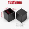 Black PVC Furniture Table Foot Tip Chairs Legs Pad Protector Cover Square/Round Caps Pipe Plug Lid Tube Hole Protection End Cap