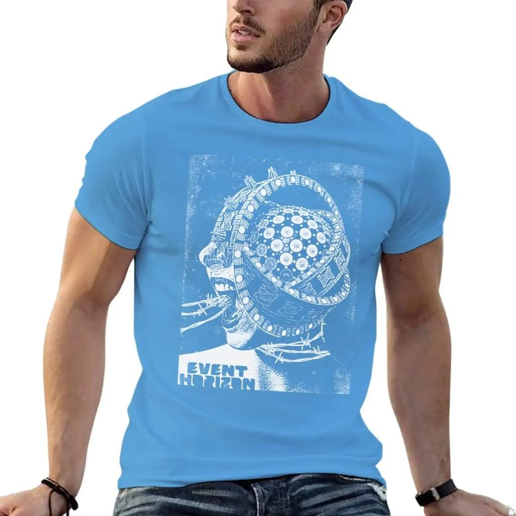 Event Horizon T-shirt Summer Top Sweat Oversized T Shirts for Men