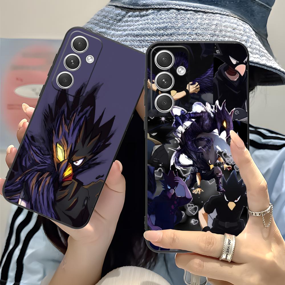 MHA Tokoyami Mobile Phone Case for Samsung Galaxy S26 S25 S24 S23 S22 S21 S20 Note20 Plus FE Ultra Colorful Cover Luxury Pretty