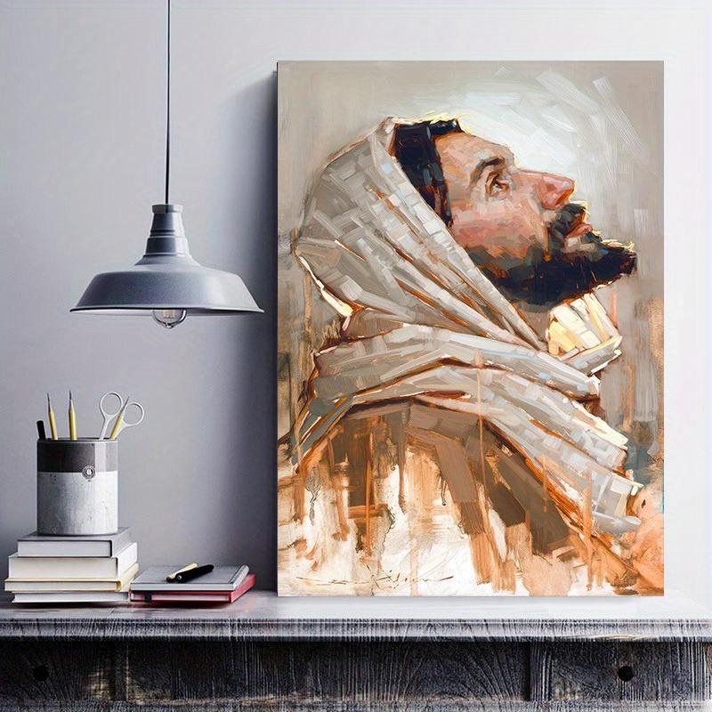 Jesus Character Art Canvas Painting Figure Wall Art Posters Print Religious Church Wall Pictures for Home Decor