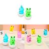 Toy Tumbler Rabbit With Plastic Resin Material Figurine For Children Animal Gift