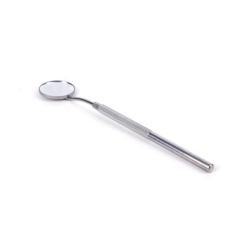 Dental Mirror Dentist Stainless Steel Handle Tool For Teeth Cleaning Inspection