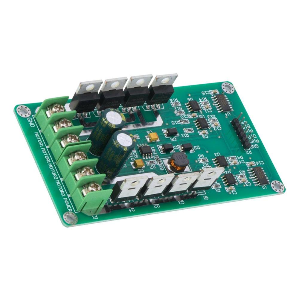 3-36V Dual-Motor-Treiber-Modulplatine 10A Spitzenstrom 30A H-Brücke DC DIY Elektronik