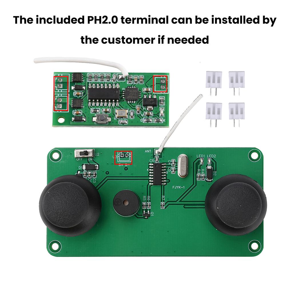 2.4G Dual Motor RC Airplane DIY Kit 3‑5V Differential Control Gyro Flight Control Board for Fixed Wing Glider Drone 100M Remote