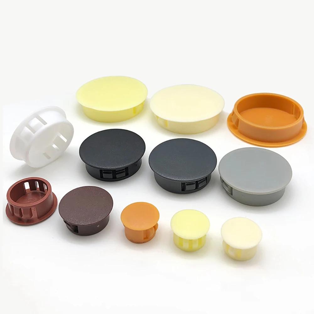 Durchmesser 5mm-60mm SKT Schnallenstecker PP-Kunststoff/Nylon Dekorabdeckung Möbel Diebstahlschutz Türdichtungsabdeckung Rutschfest/LanglebigLeise