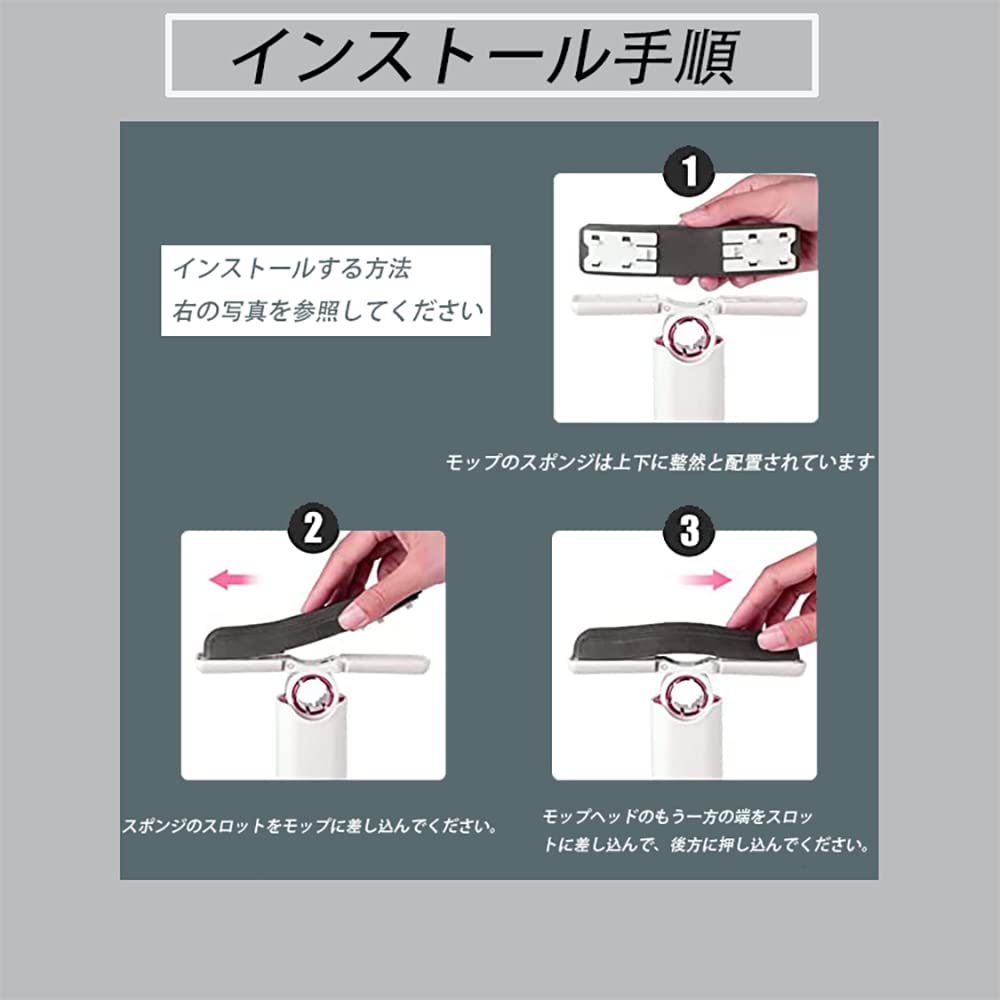 Batone Mini Multifunctional Mini Handy Mini Draining Mini Foldable Portable Mini Powerful Absorbent Mop for Lazy Mini Powerful Absorbent Mop for and