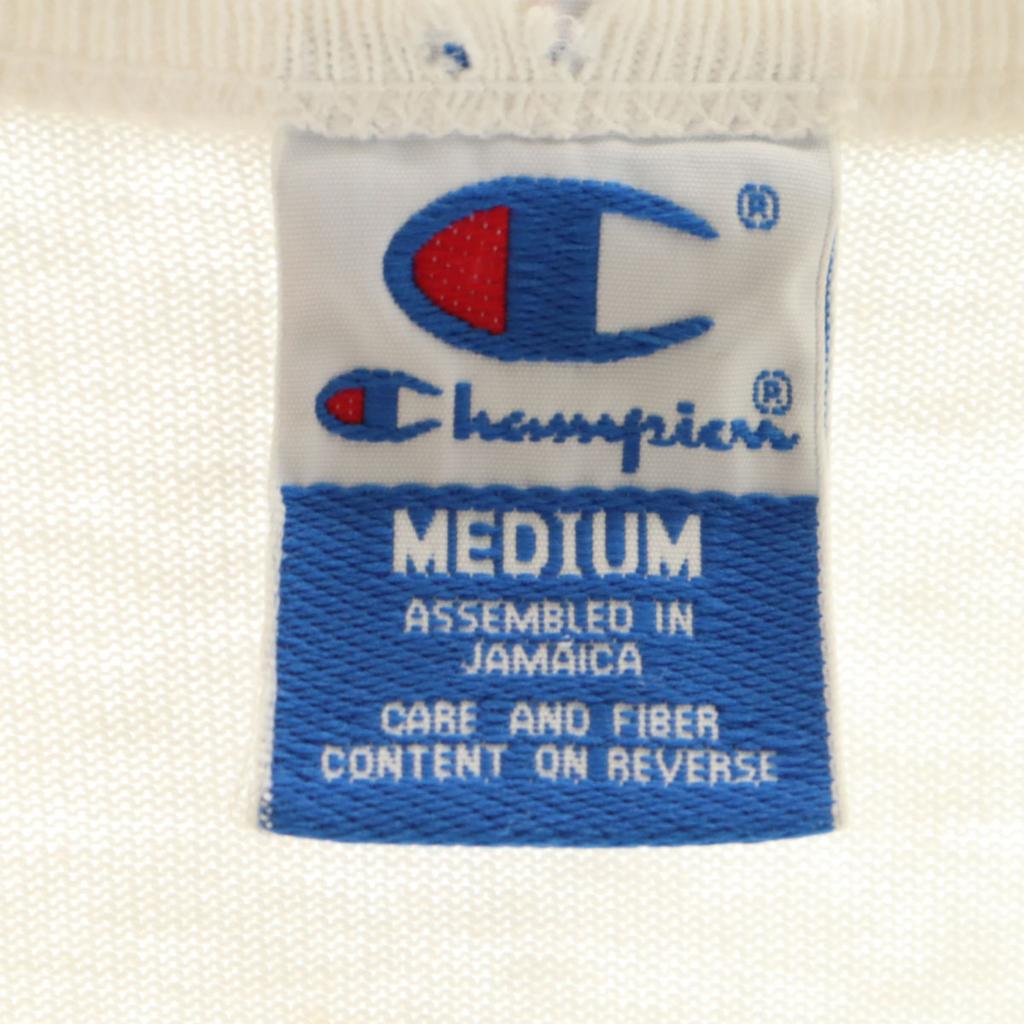 Champion Short Sleeve T-shirt M White Men's Used