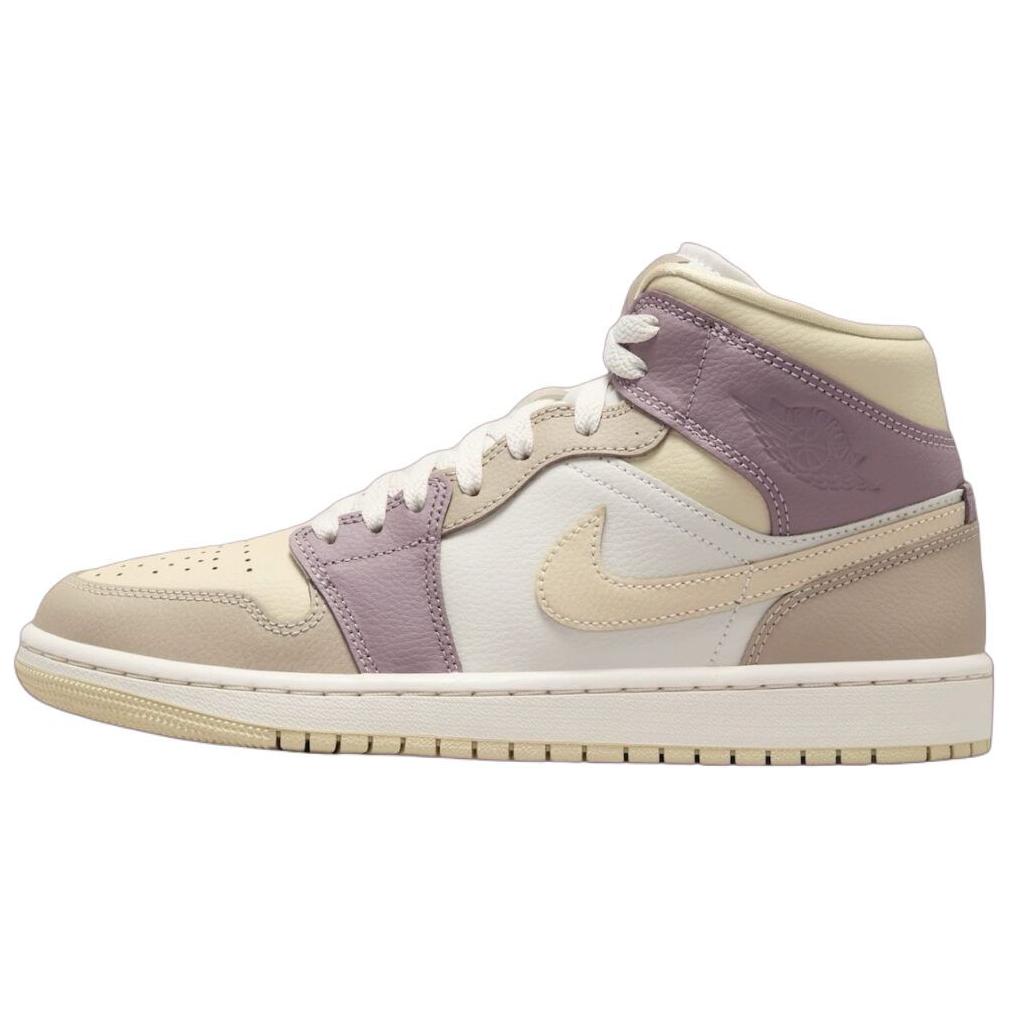 New JORDAN 1 Mid Light Orewood Brown Taupe Grey Women's HV2370-100