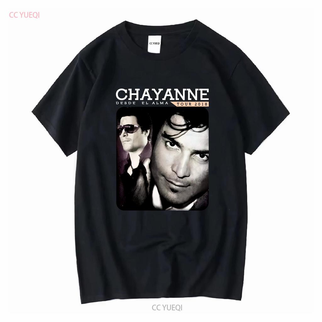 Vtg Chayanne Singer Tour Concert Cotton Black S 5XL T Shirt AA1182 vintage Washed graphic Comfortable Slightly Stylish Soft