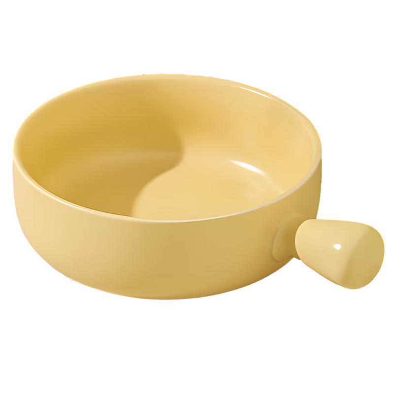 Nordic Style Ceramic Handle Bowl