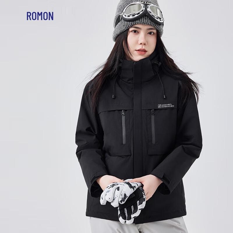 

Luomeng Women s 3-in-1 Detachable Duck Down Jacket S
