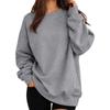 Women's Fashion Casual Long Sleeve Printed Crewneck Sweatshirt Top