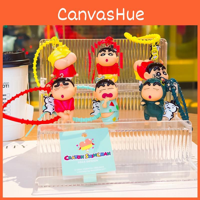 Crayon Shinchan Eyecatching Keychain With Diverse And Whimsical Poking Butt Characters