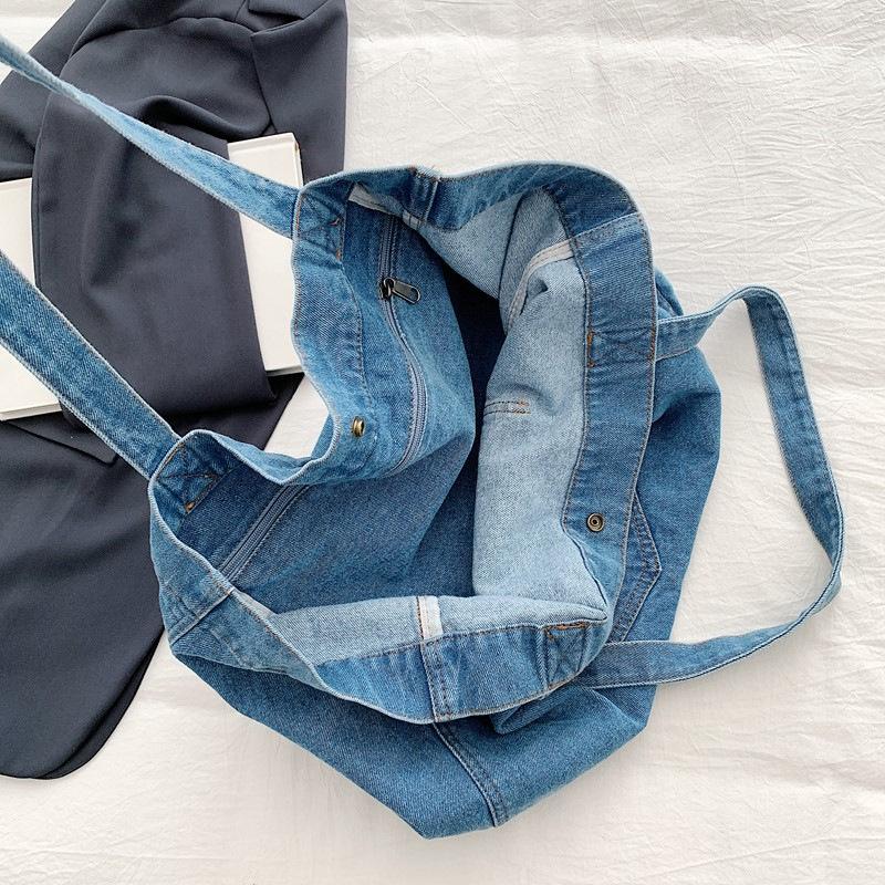 Sac à Bandoulière Grande Capacité Sac Fourre-Tout Vintage pour Femmes Sac à Main Étudiant