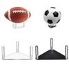 2pcs Shatterproof Acrylic Sports Trophies Display Rack with Nonslip Base Sports Decors Shelf for Collectibles Storage