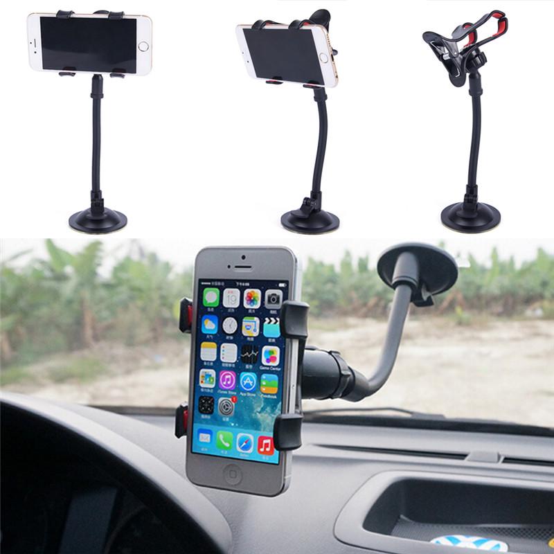 Universal 360°Rotating Car Windshield Mount Holder Stand Bracket For Cell Phone
