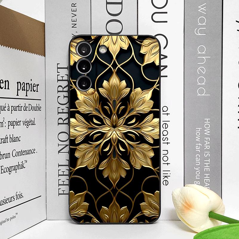 

Creative Aesthetic Vintage Golden Flower Pattern Phone Case for OnePlus 12 13 R 11 10 9 Pro Nord 4 CE5 CE2 ACE2 ACE3 Soft Cover OnePlus Nord N10 5G