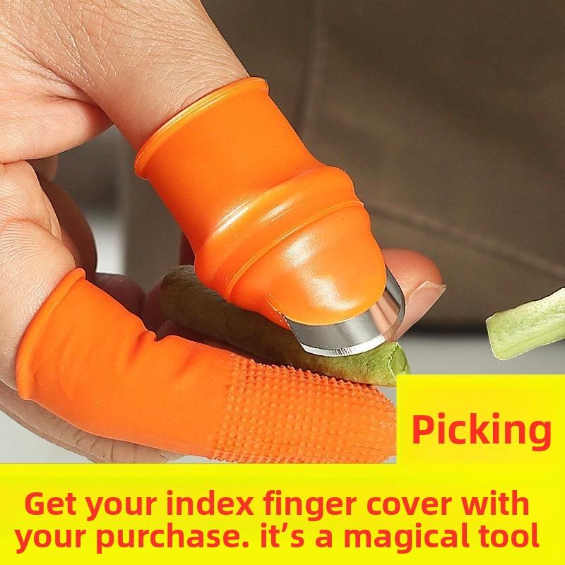 1 KS Kuchyňský palcový nůž na loupání česneku a sběr zeleniny, sběr pepře a fazolí