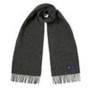 ABRAHAM MOON Merino Wool Muffler 25cm - Gray