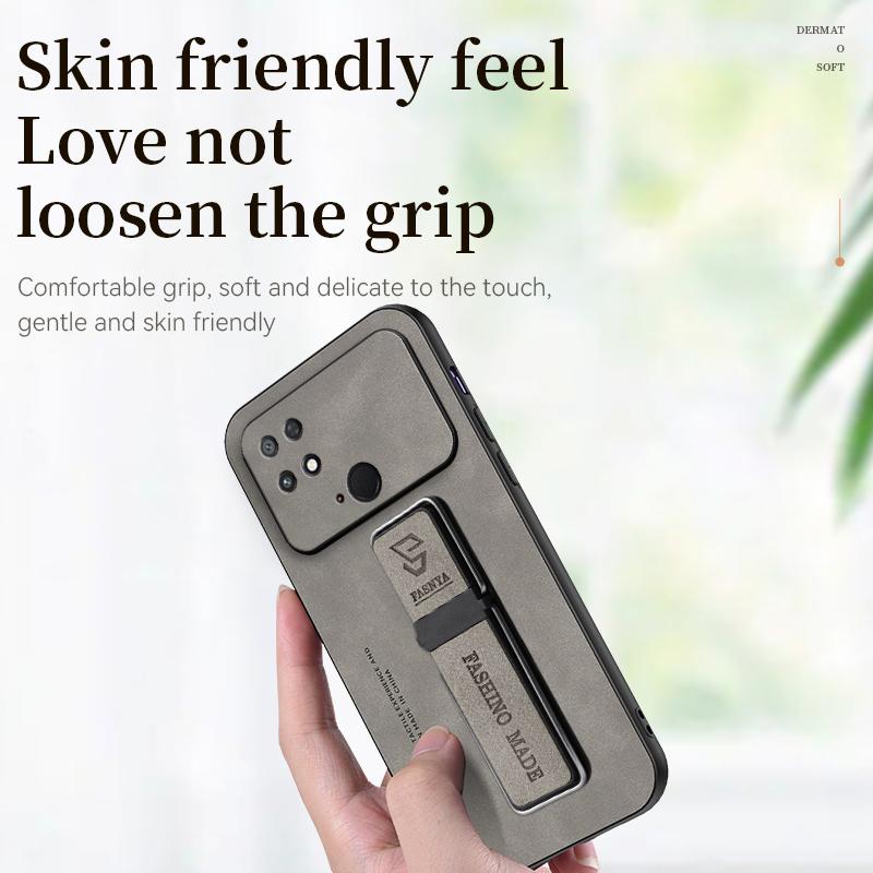 For Xiaomi Poco C40 Case Car Magnetic Holder Phone Cases For Poxo Pocoo Little C40 C 40 PocoC40 Soft Silicone Leather Back Cover