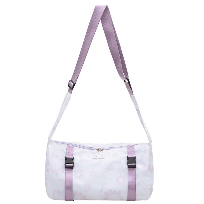 Lightweight Large Capacity Cow Print Travel Duffle Bag for Short Business Trips and Gym Use