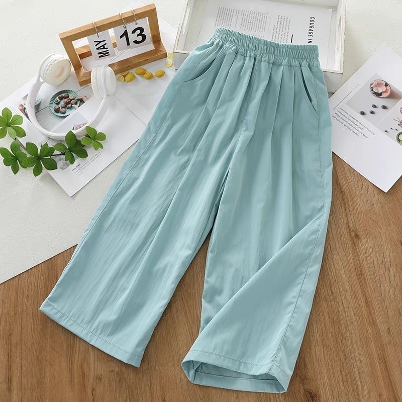 Girls' Yamamoto Pants for Summer Thin and Quick Drying Pants for Adults Children's Mosquito and Sun Protection Wide Leg Pants