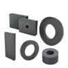 Various Shapes Permanent and Ferrite Magnet Samples: Rectangular, Round, Black