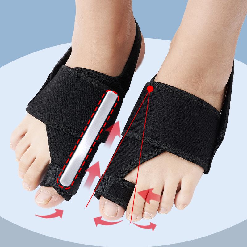 Adjustable Bunion Corrector and Toe Separator for Day and Night Use