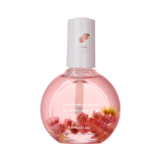 

Масло для ногтей с экстрактами сушеных цветов Питательное увлажняющее средство для укрепления ногтей Гель-лак с цветочным ароматом Масло для ухода за ногтями honey peach