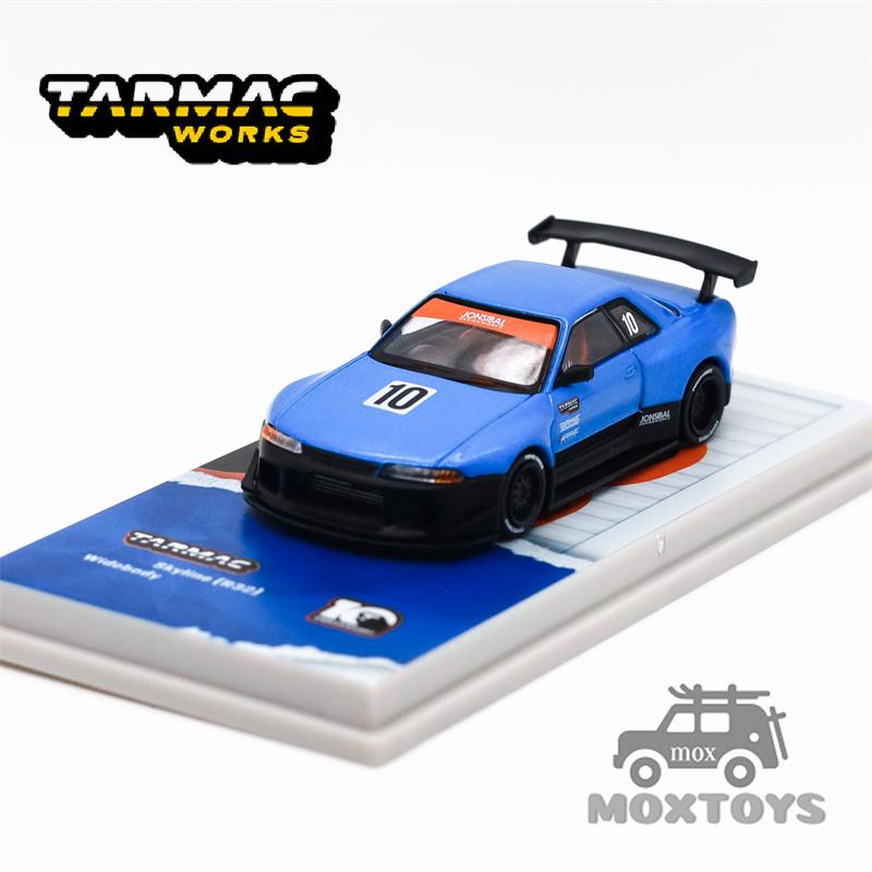 Tarmac Work TW 1:64 Skyline R32 Civic EG6 Saab 900 Turbo S15 S-Cargo DC2 Diecast Model Car