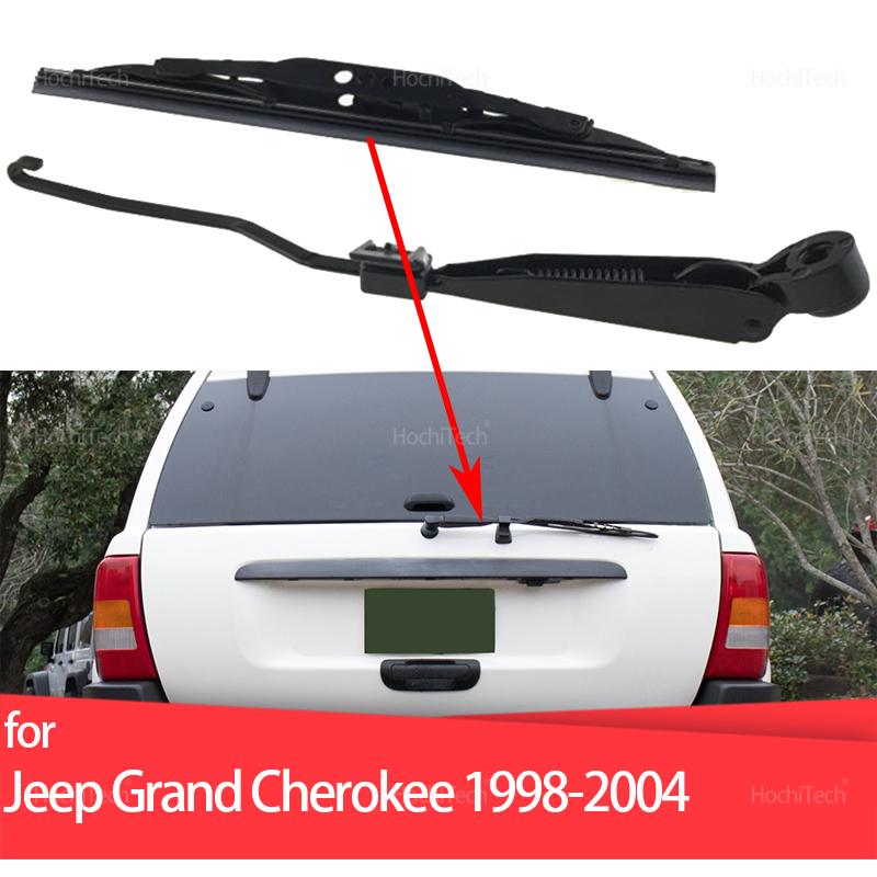 For Jeep Grand Cherokee 1998 1999 2000 2001-2004 5102882AA Car ABS Rear Wiper Arm and Rear Blade Replacement Kit Parts