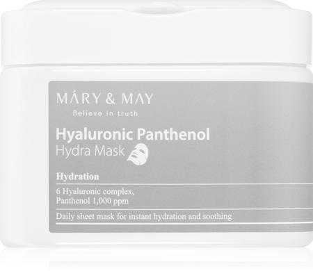 

Mary & May Hyaluronic Panthenol Hydra Mask Sheet Mask Set For Intense Hydration TU прозрачный