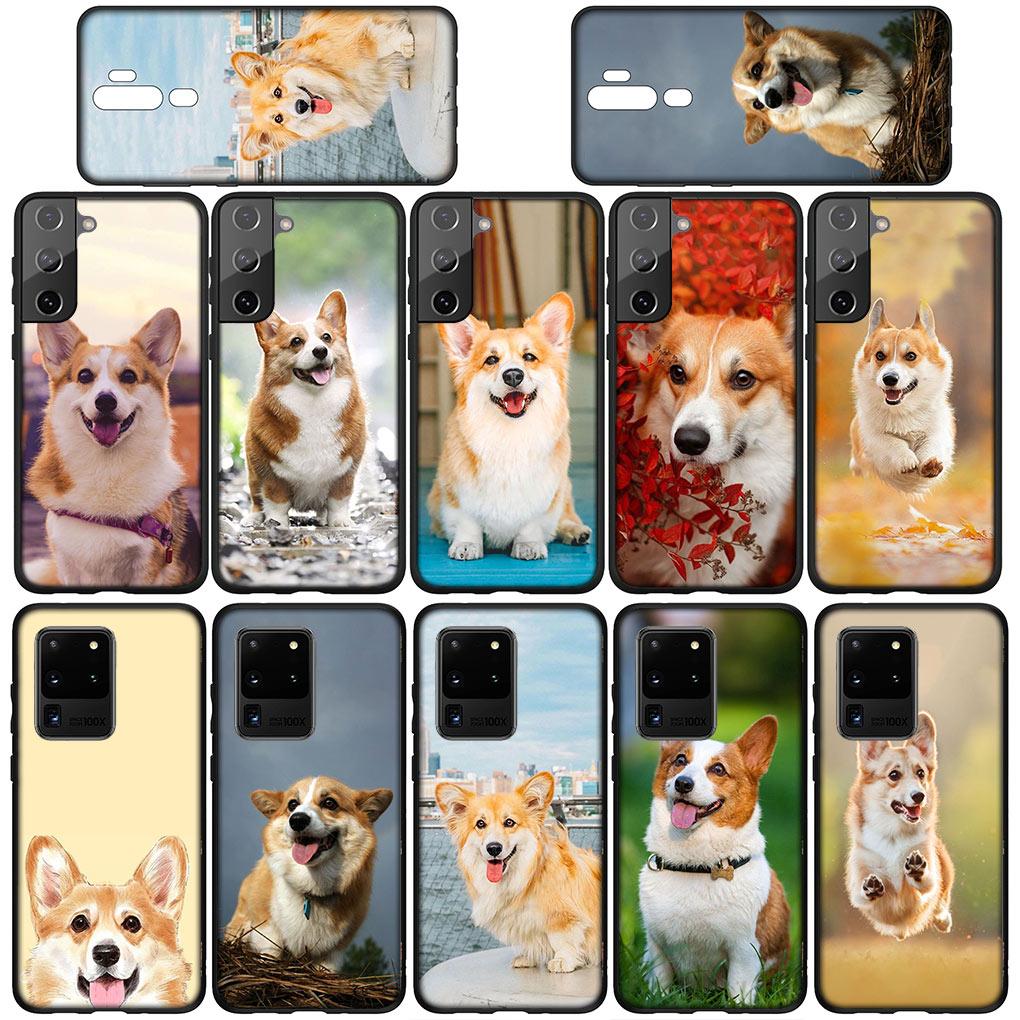 Dog Cute Corgi Cover Phone Casing for Xiaomi Redmi Note 12 11 10 9 Pro 9S 10S 11S 9A 9C NFC 9T 10A 10C 12C Soft Case