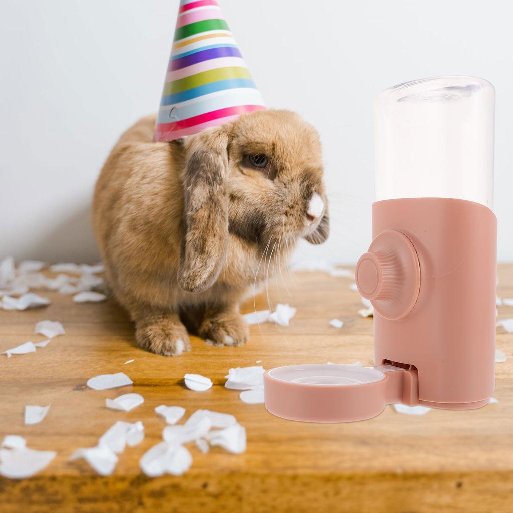 Rabbit Water Dispenser Automatic Hanging Small Pet Water Feeder Large Capacity Plastic Bottle for Pet Cage Feeding Supply