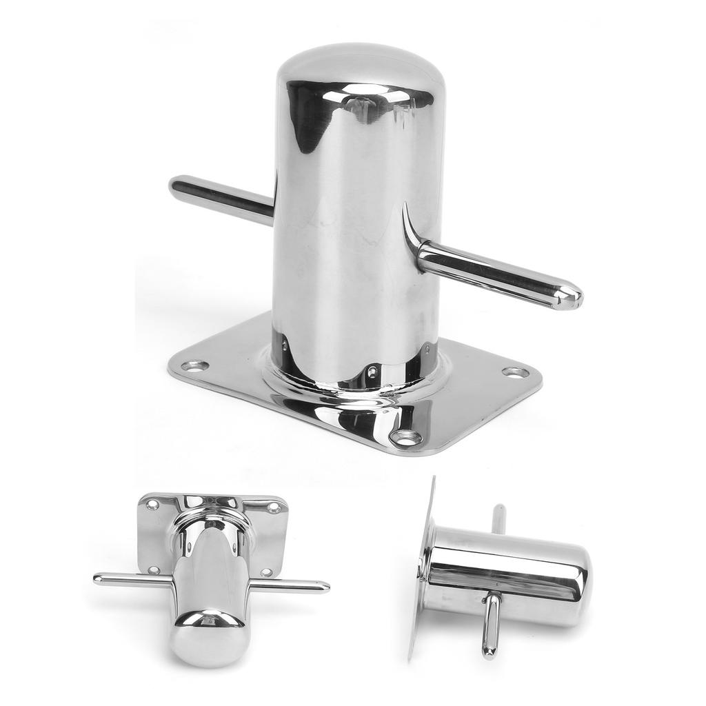 316 Stainless Steel Single Mooring Bitt Heavy Duty   Bollard Cleat Marine Hardware Accessories