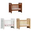 Dollhouse Miniature Furniture Set For Kids Room With Wooden Bed And Mattress