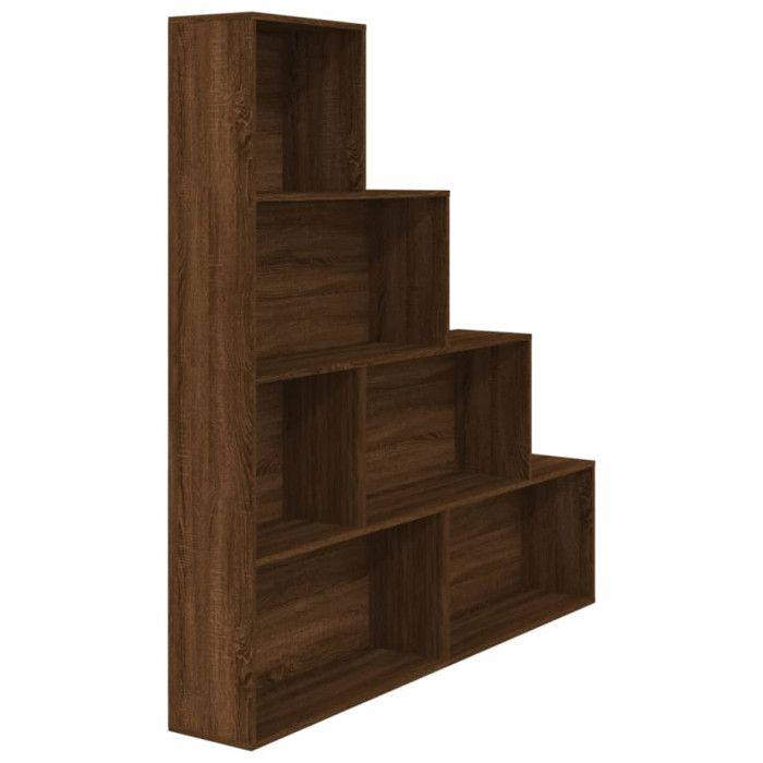 VidaXL Armoire à livres Chêne marron 155x24x160 cm 815362