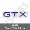 ABS GTX Badge Emblem Sticker Rear Trunk Decal Door Luggage For ID4 ID3 ID5 ID6 Car Styling GTX Logo Accessorie