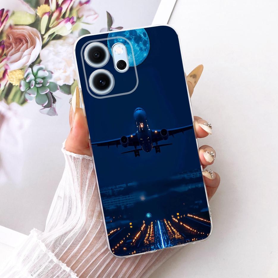 For Oppo Reno 14 Pro Case Reno14 F 5G Colorful Flowers Painted Cover Soft Slim Phone Case For Oppo Reno 14F Reno14 FS Pro Fundas