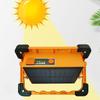 LED Portable Solar Lamp Fast Charging Rechargeable Light with Rotatable Handle for Outdoor Camping