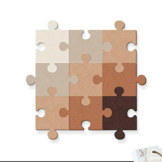 3D Felt Puzzle Wall Decor & Message Board
