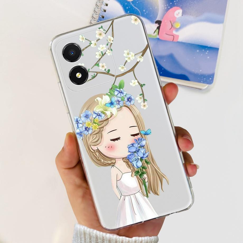 For Honor X5 Plus Case Fashion Colorful Girly Cover Case For HonorX5 Plus Soft Silicone Fundas Phone Case For Honor X5Plus Coque