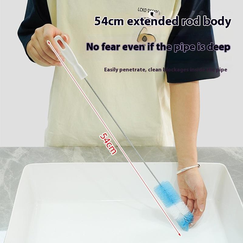 Rotary Pipe Cleaning Brush Brush Long Handle Brush For Pipe Wall Cleaning Tools Kit