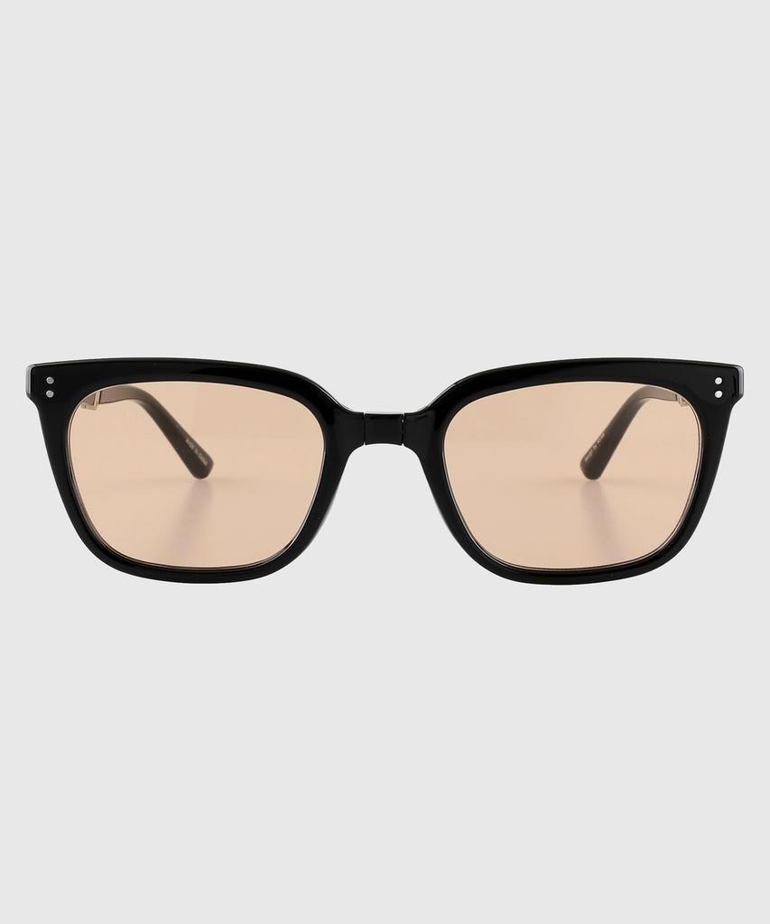 Tuditeo Arc Unisex Oversized Square Retro Foldable Sunglasses C4 Black Brown
